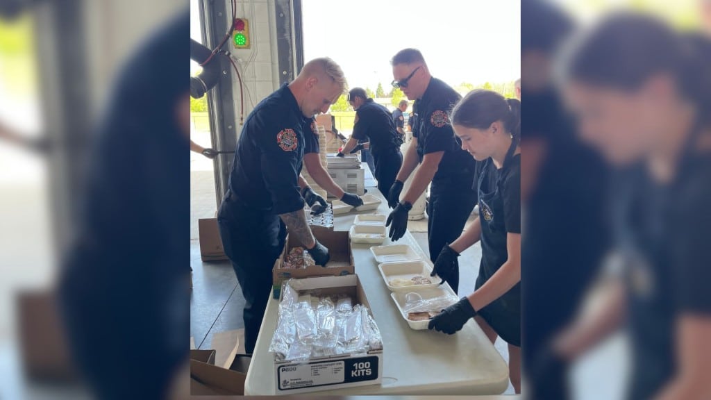 There was a pancake breakfast in Fort St. John for Canada Day 2025. (Areli Núñez, Energeticcity.ca)