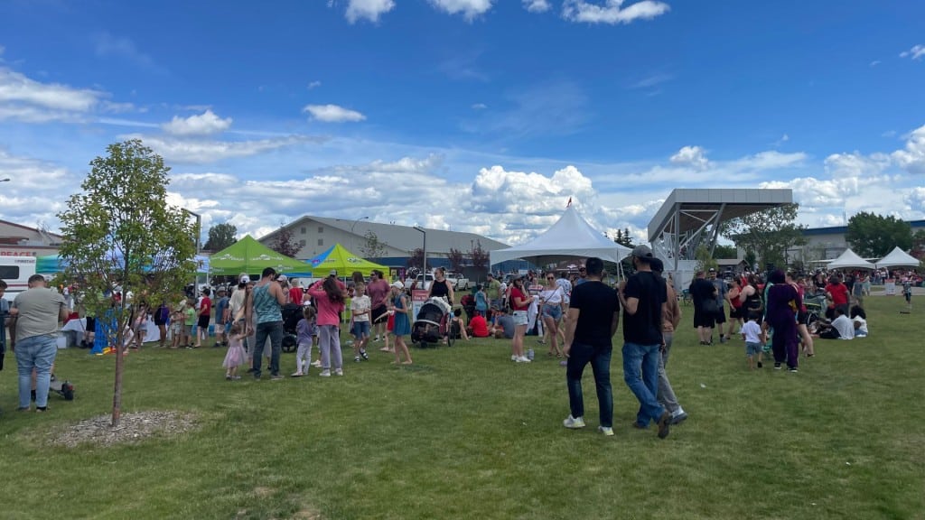There were free activities in Fort St. John's Centennial Park for Canada Day 2025. (Areli Núñez, Energeticcity.ca)