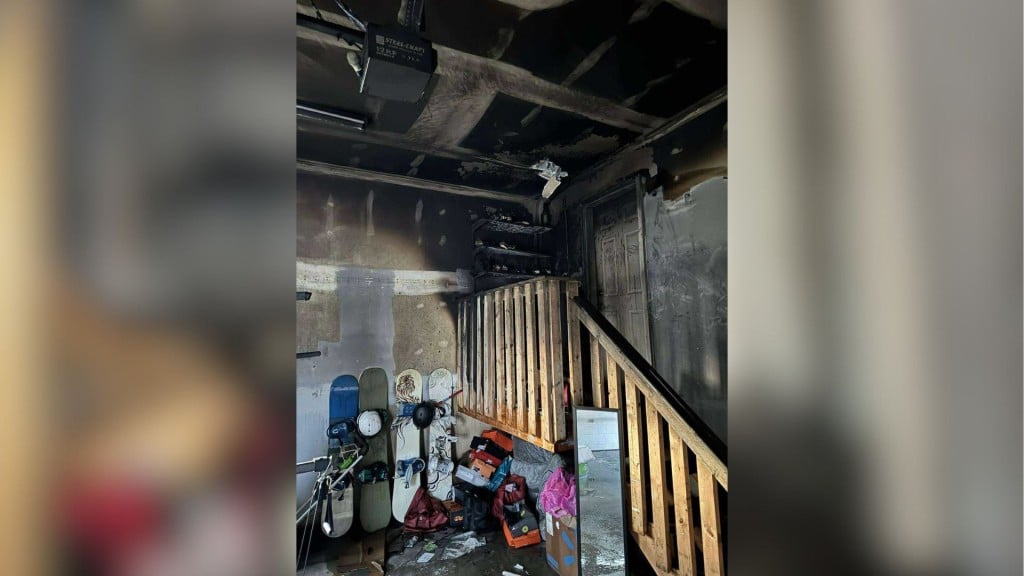 The fire ignited in a Fort St. John garage. (Poonam Paul)