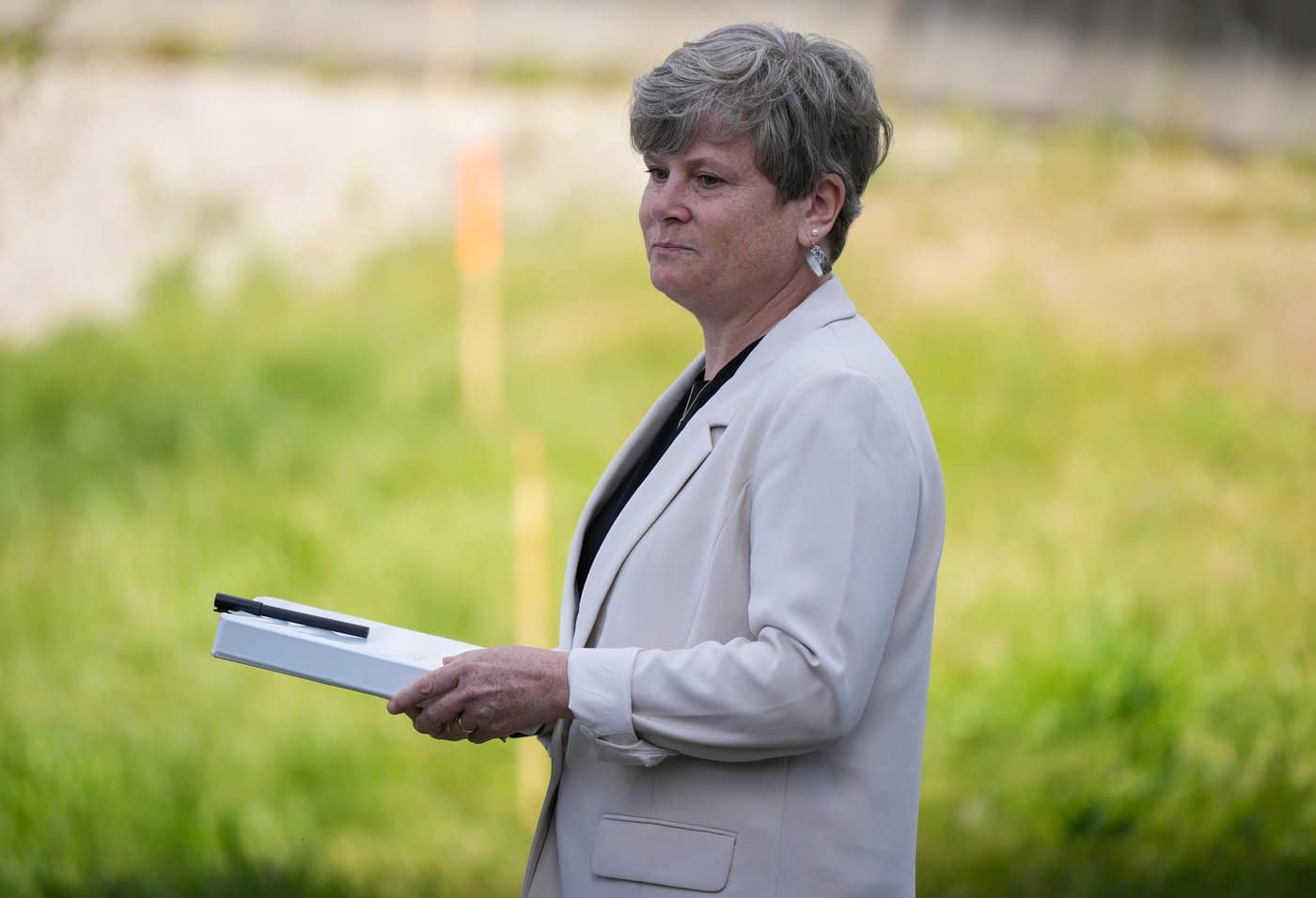 B.C. Minister of Health Josie Osborne in Burnaby, B.C., on June 10th, 2024. (THE CANADIAN PRESS/Darryl Dyck)