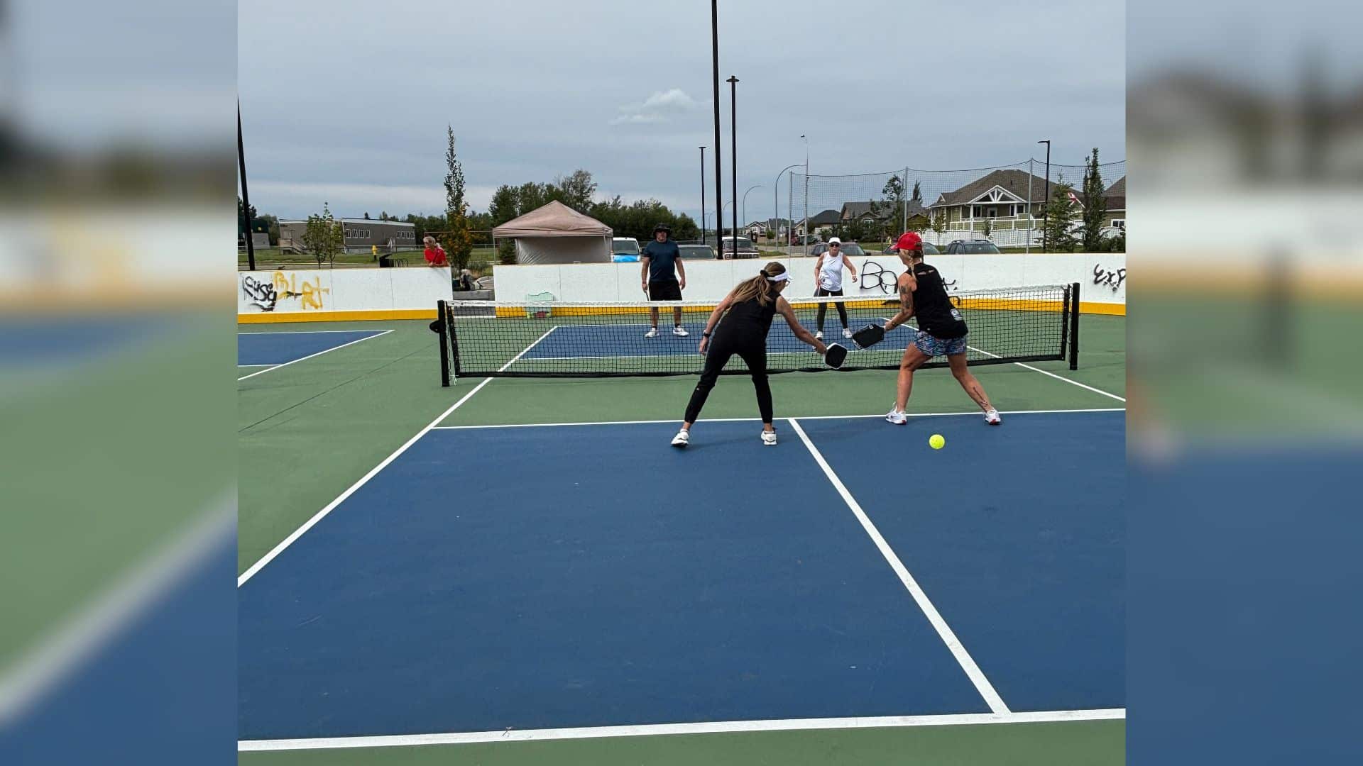 National Pickleball Day 2025 in Fort St. John's Kin Park. (Ed Hitchins, Energeticcity.ca)