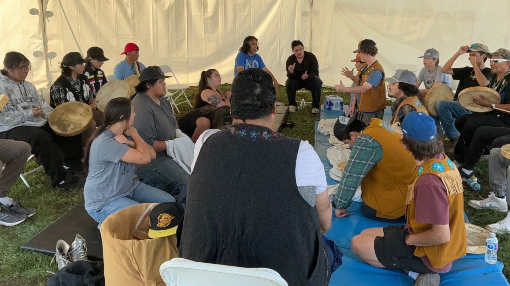 People enjoying Prophet River First Nation's Treaty Days 2025. (Ed Hitchins, Energeticcity.ca)