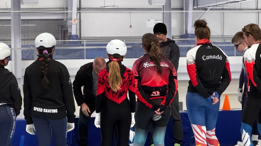 Fort St. John Speed Skating Club's first practice of the 2025/26 season (Ed Hitchins, Energeticcity.ca)