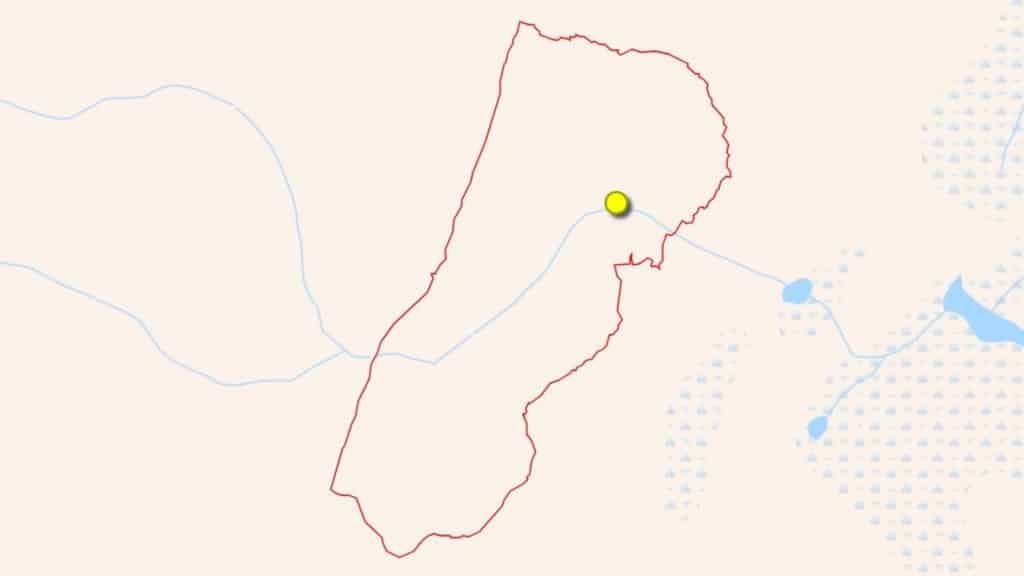 The perimeter of the Bluff Creek wildfire, as logged by the BCWS. (BCWS) 