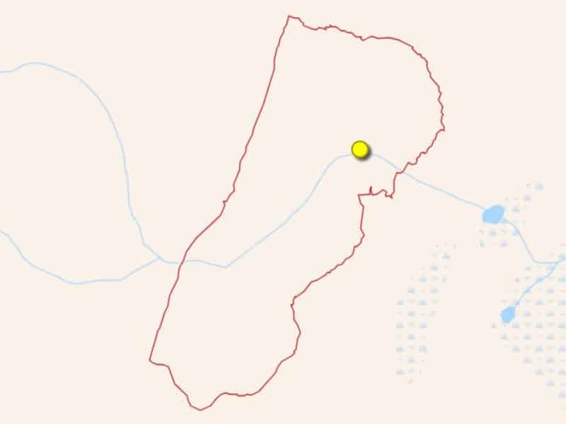 The perimeter of the Bluff Creek wildfire, as logged by the BCWS. (BCWS)