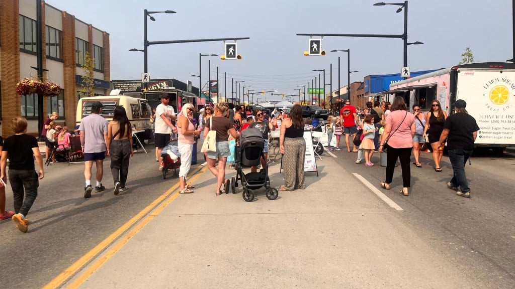 Part of 100th Street was closed for the Moose FM Block Party 2025, presented by RE/MAX. (Moose FM)