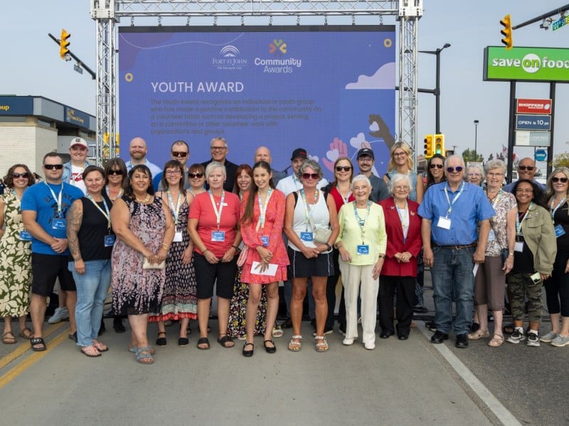 The winners of the 2025 Community Awards at the Moose FM Block Party, presented by RE/MAX, on September 6th. (City of Fort St. John, submitted)