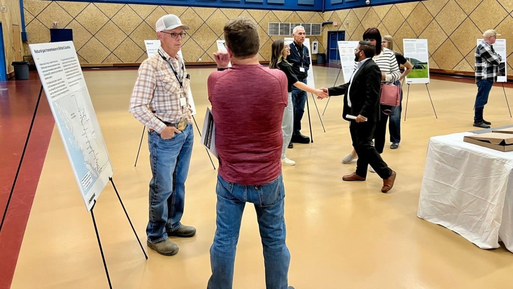 The Birch Grove open house held at Taylor Community Hall. (Enbridge)