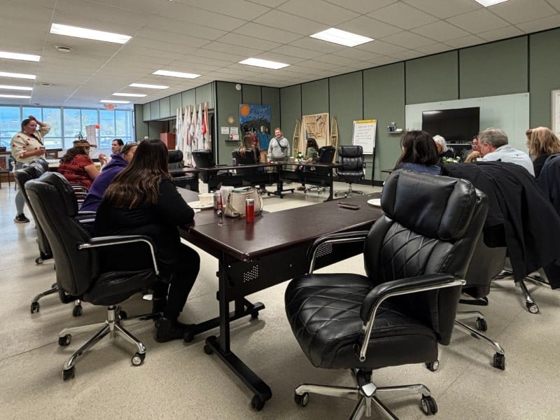 The IRSSS open house to mark the Fort St. John office opening. (Ed Hitchins, Energeticcity.ca)