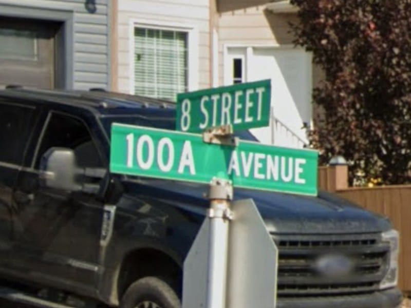 100a Avenue in Dawson Creek. (Google Maps)