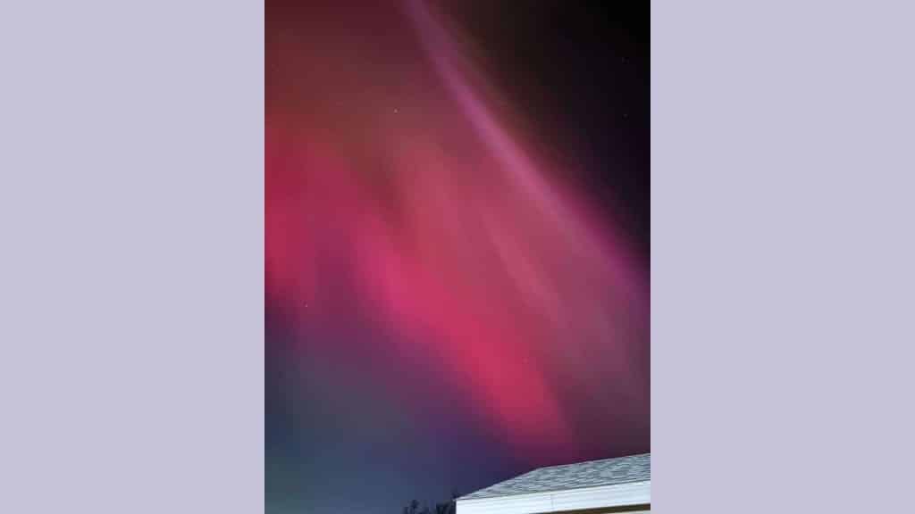 Northern lights in the sky over Fort St. John  on November 11th, 2025. (Robin McCaig, Energeticcity.ca)