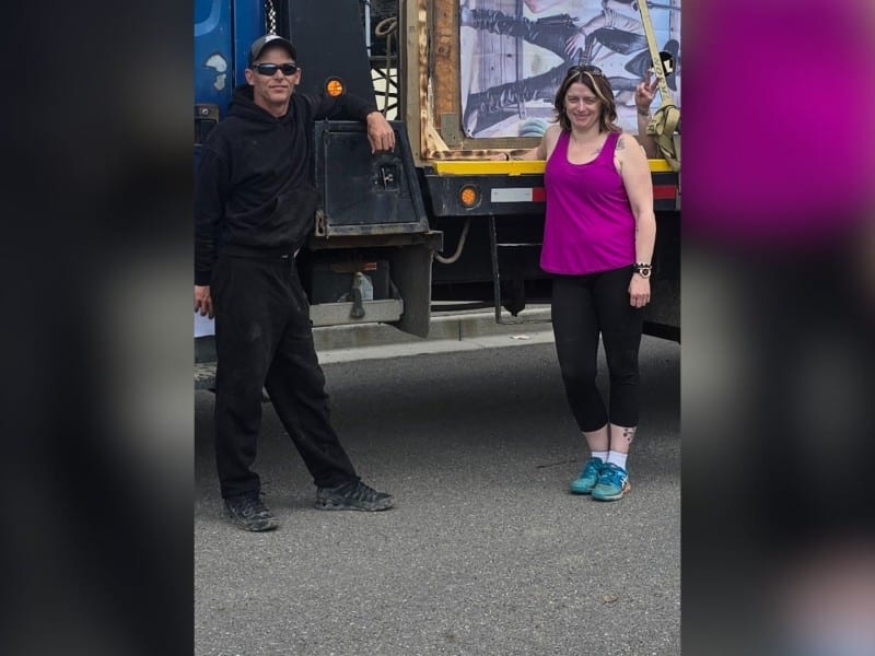 Kenny Murrell owns Highway 97 Towing and Mechanical alongside his fiancée Dana Pasichnyk. (Submitted by Kenny Murrell)