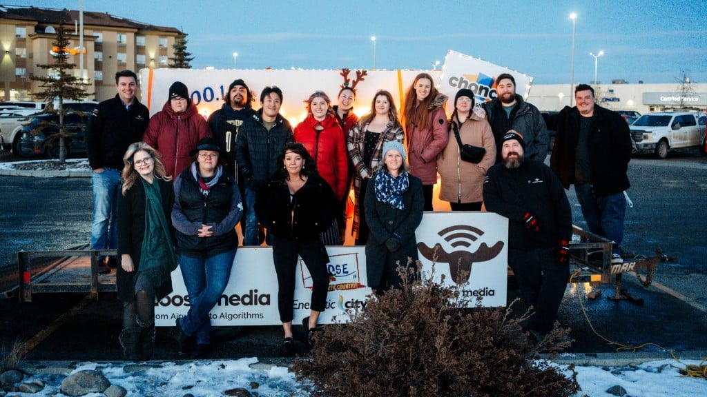 The Moose Media and Fort St. John Hospital Foundation team at the Light a Moose radiothon 2025. (Fort St. John Hospital Foundation)