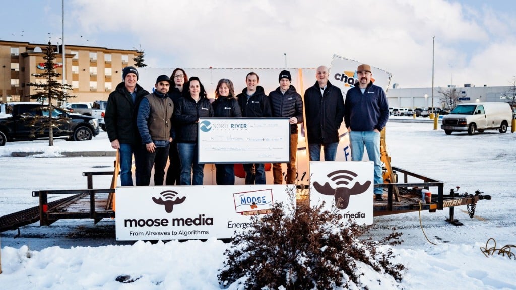 NorthRiver Midstream gave $20,000 to the Light a Moose radiothon 2025 as a matched donation. (Fort St. John Hospital Foundation)