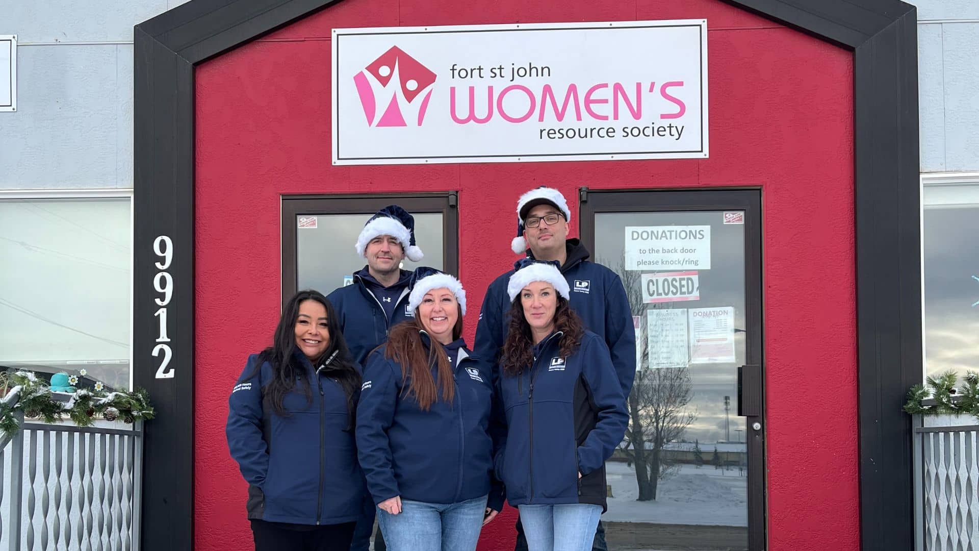 Fort St. John mill team delivers supply worth $2,500 for local Women’s Resource Society