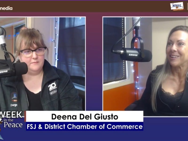 Two people smiling at the camera