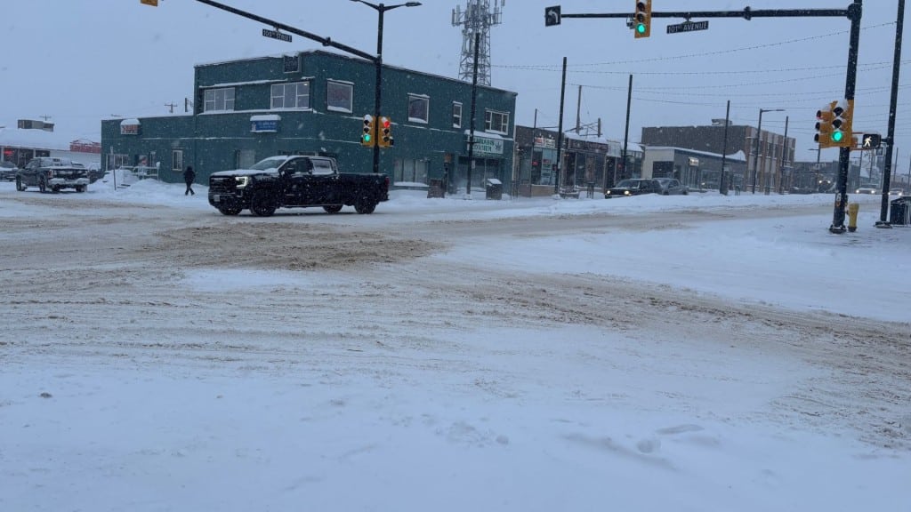 Snow has blanketed Fort St. John, pictured on December 18th (Ruth Prarthana Stephen Albert, Energeticcity.ca)