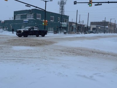 Snow has blanketed Fort St. John, pictured on December 18th (Ruth Prarthana Stephen Albert, Energeticcity.ca)