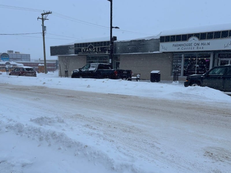 Snow has blanketed Fort St. John, pictured on December 18th (Ruth Prarthana Stephen Albert, Energeticcity.ca)