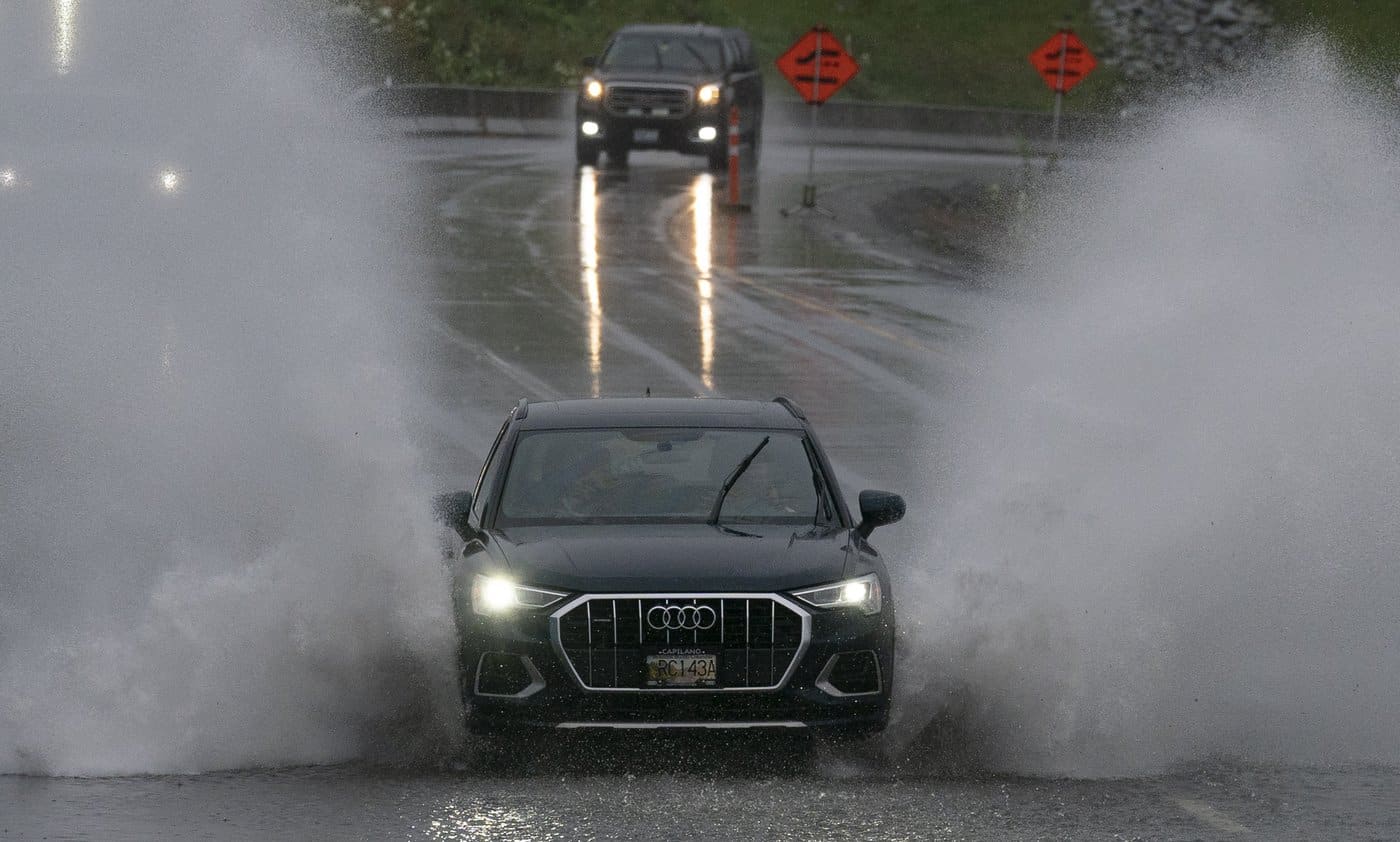 Torrential rain shuts and washes out highways in B.C.’s north coast