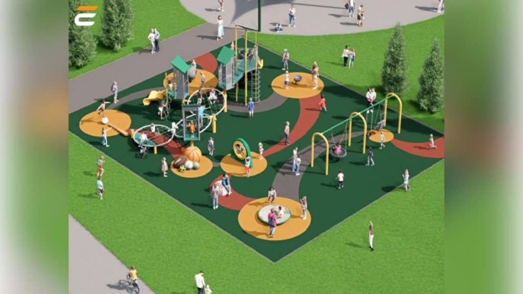 A digital playground design