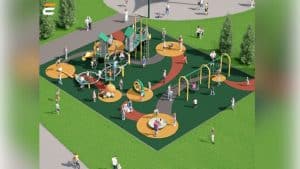 A digital playground design