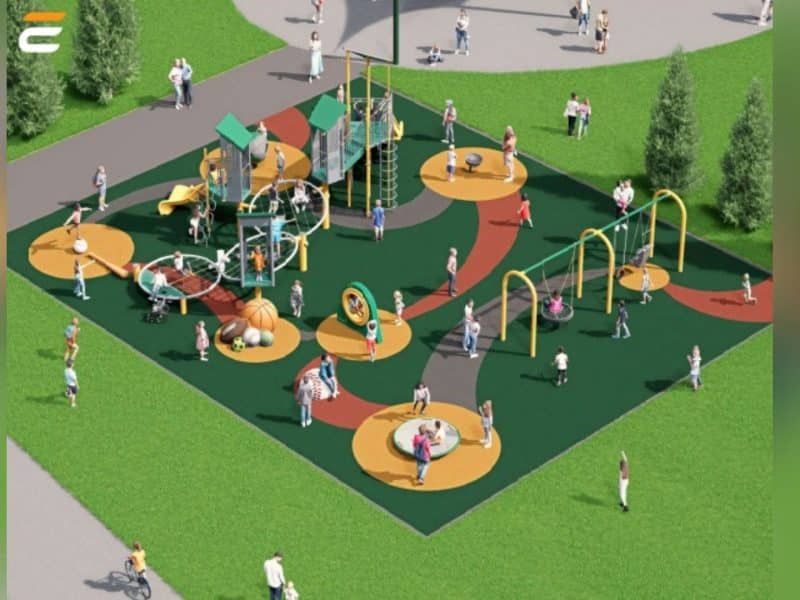 A digital playground design