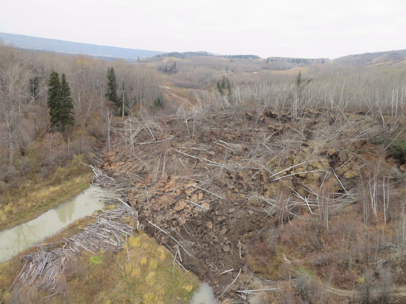 Evacuation order and assessments continue at Old Fort area landslide