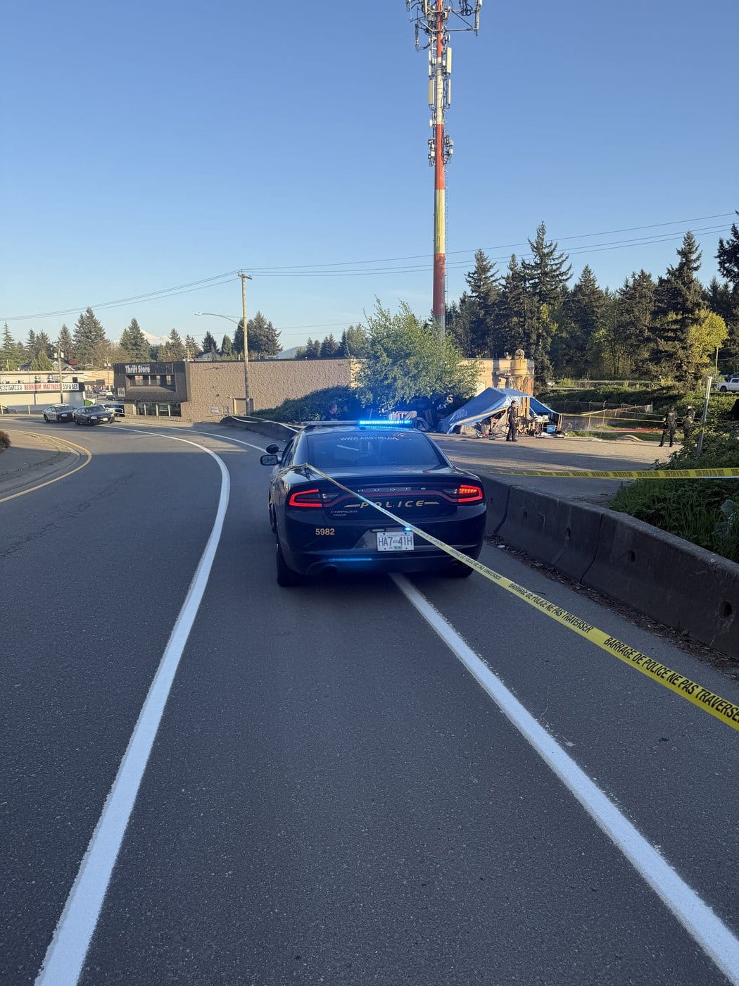 Man arrested after deadly fire at Abbotsford, B.C., homeless encampment
