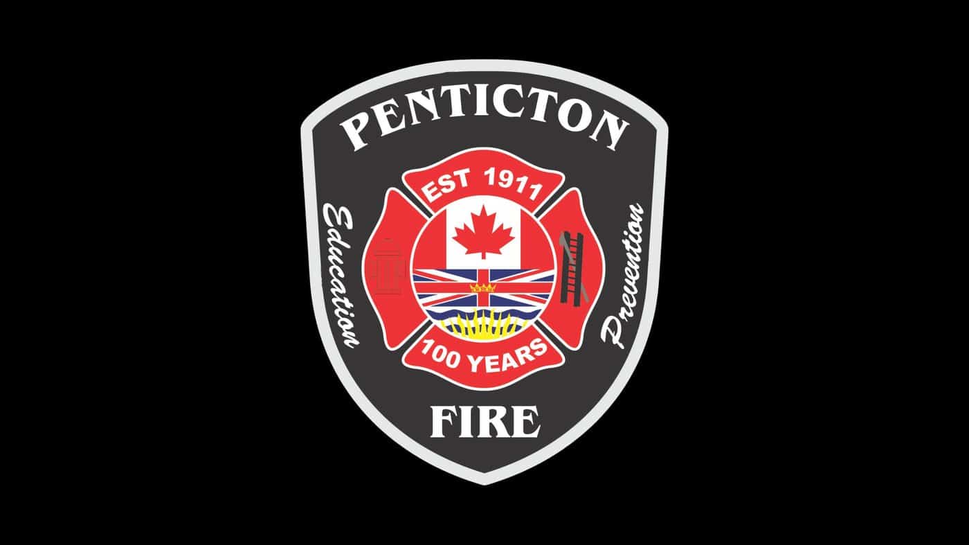 The logo of the Penticton Fire Department is shown in this handout image. THE CANADIAN PRESS/Handout - Penticton Fire Department (Mandatory credit)